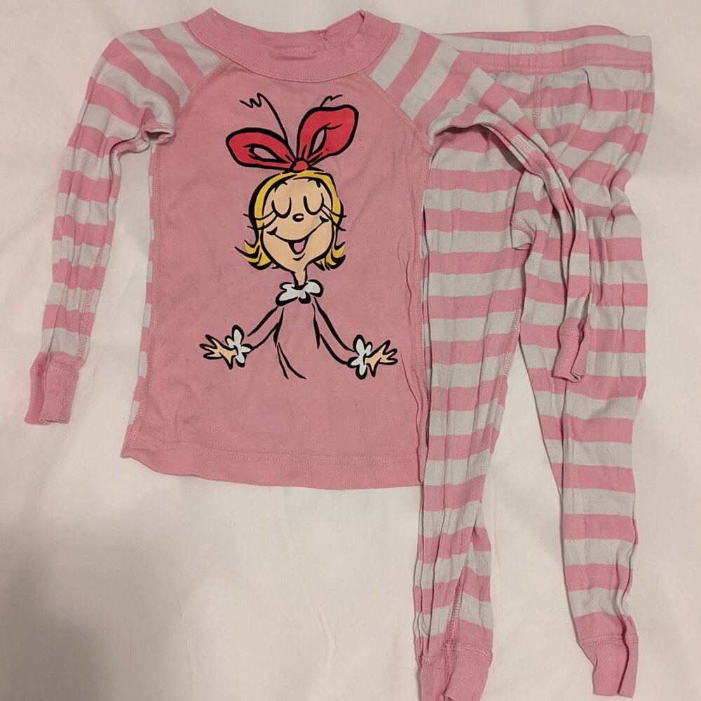 Hanna Andersson Cindy Lou Pajamas size 90 (3)